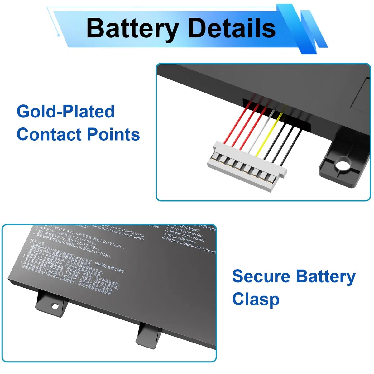 B31N1726 Batterie de Rechange pour ASUS FX80 FX86 TUF FX505GT FX505GM FX505GE FX505GD FX505DT FX505DV FX505DY FX505 FX504GD FX504GE FX504GM FX504G FFX80 FX80GD D FX80G A41LK9H B31BNEH
