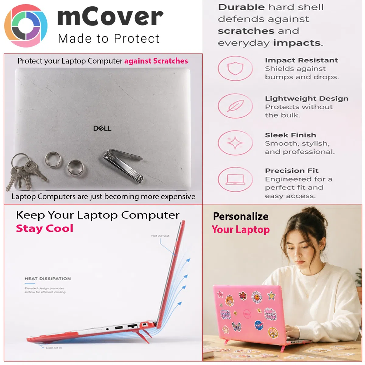 mCover Coque Compatible Uniquement avec Les Portables Dell Inspiron 3510/3511/3515/3520/3521/3525/3530 15,6 Pouce (ne Convient Pas aux Portables Latitude 35xx et Autres modèles) (Aqua)