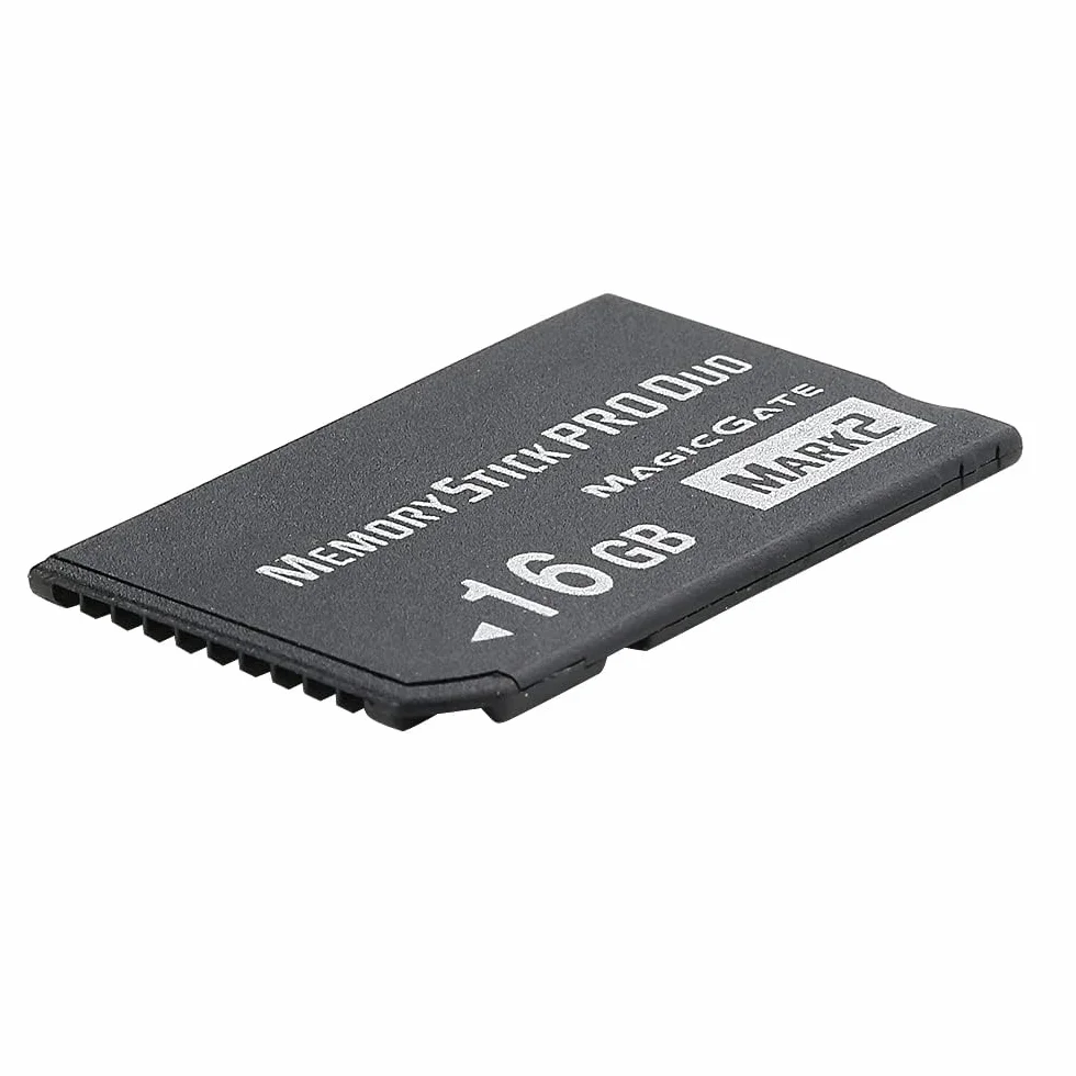Memeory Stick Pro Duo Carte mémoire PSP haute vitesse compatible avec appareil photo Sony PSP1000 2000 3000 16 Go