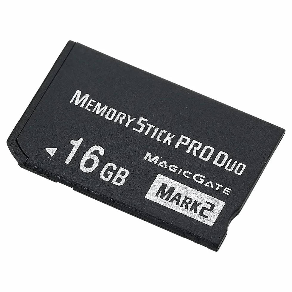 Memeory Stick Pro Duo Carte mémoire PSP haute vitesse compatible avec appareil photo Sony PSP1000 2000 3000 16 Go