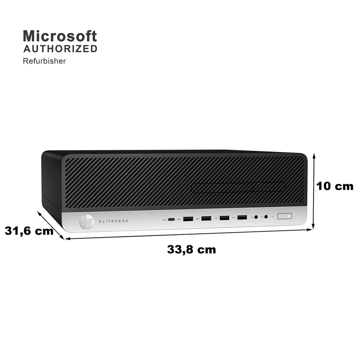 HP Poste de Travail complète All-in-One ProDesk SFF I5 7ᵉ génération, 16 Go RAM, SSD 512 Go, Clavier, Wi-FI, écran 27", Haut-parleurs intégrés, Windows 11, Office 21 (Reconditionné)