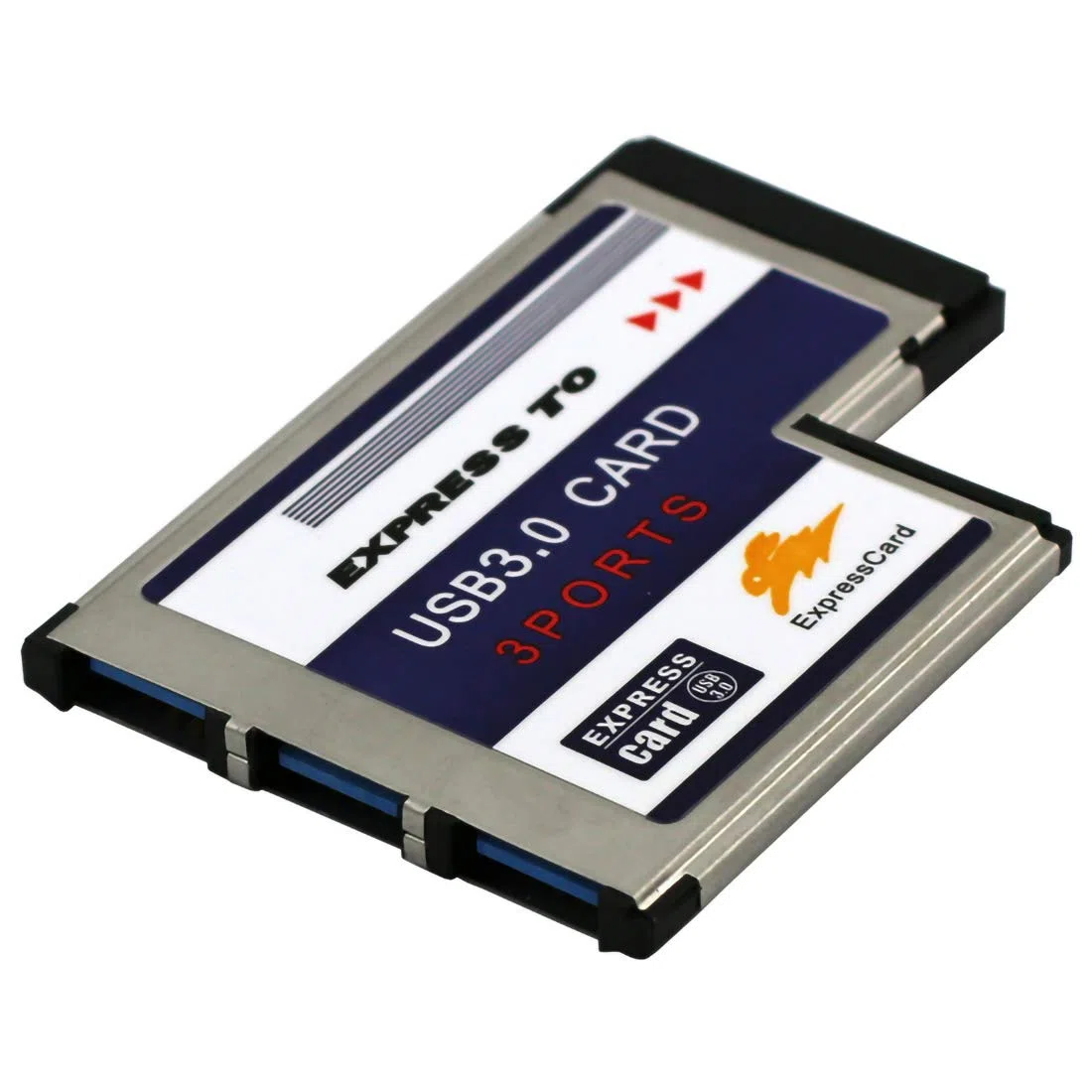 JMT 3 Ports cach¨¦s ¨¤ l'int¨¦Rieur de l'USB 3.0 vers Expresscard 54mm Adaptateur USB3.0 Convertisseur pour PCMCIA Express Card Ordinateur Portable PC Portable