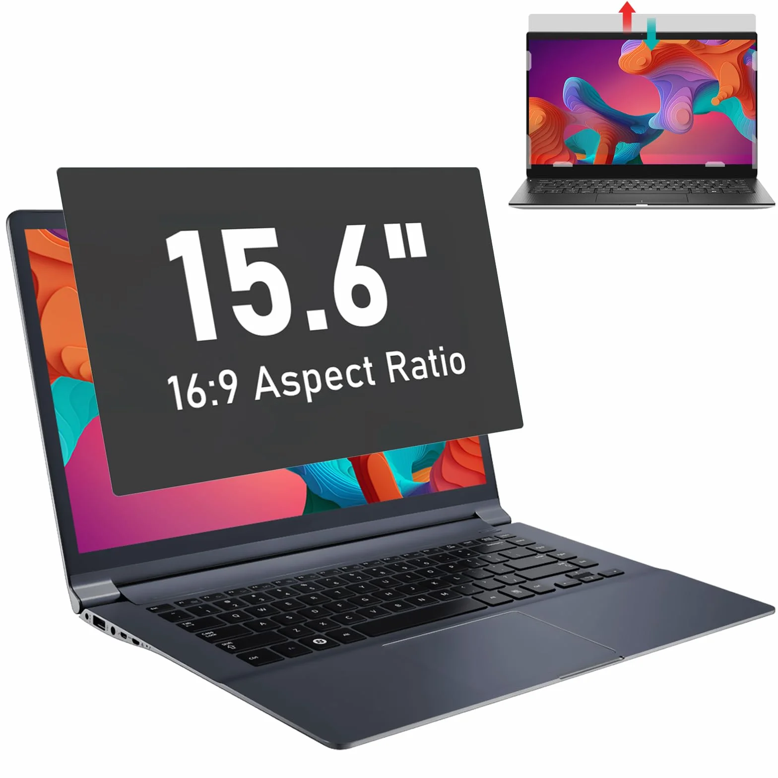 SOPPY Protection d'écran pour ordinateur portable 15,6", anti-reflet, protection des yeux, anti-lumière bleue, pour ordinateur portable 15,6" 16:9 (15,6", 16:9)