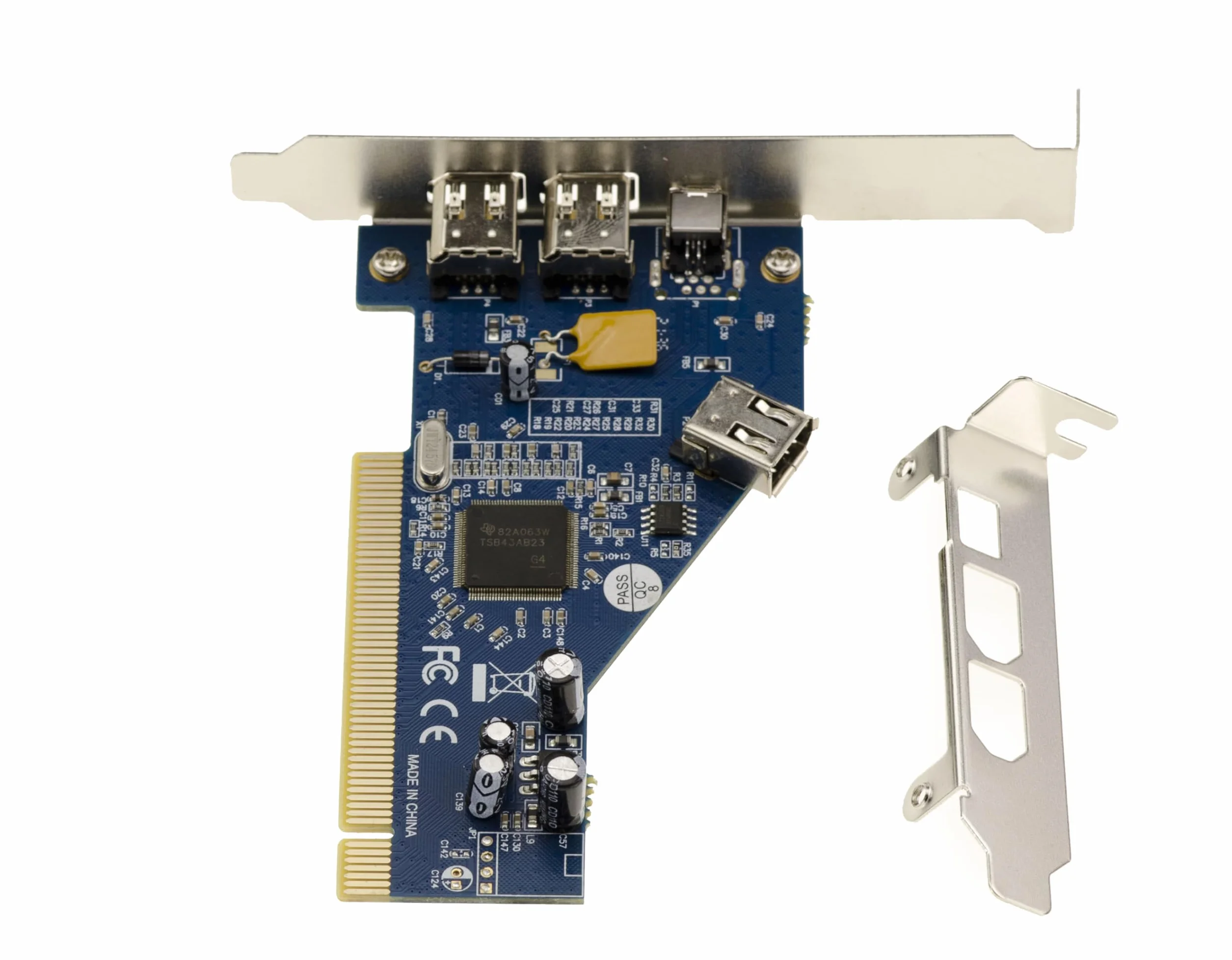 KALEA-INFORMATIQUE Carte contrôleur PCI vers FireWire 400 IEEE1394a 3 Ports avec chipset TI TSB43AB23