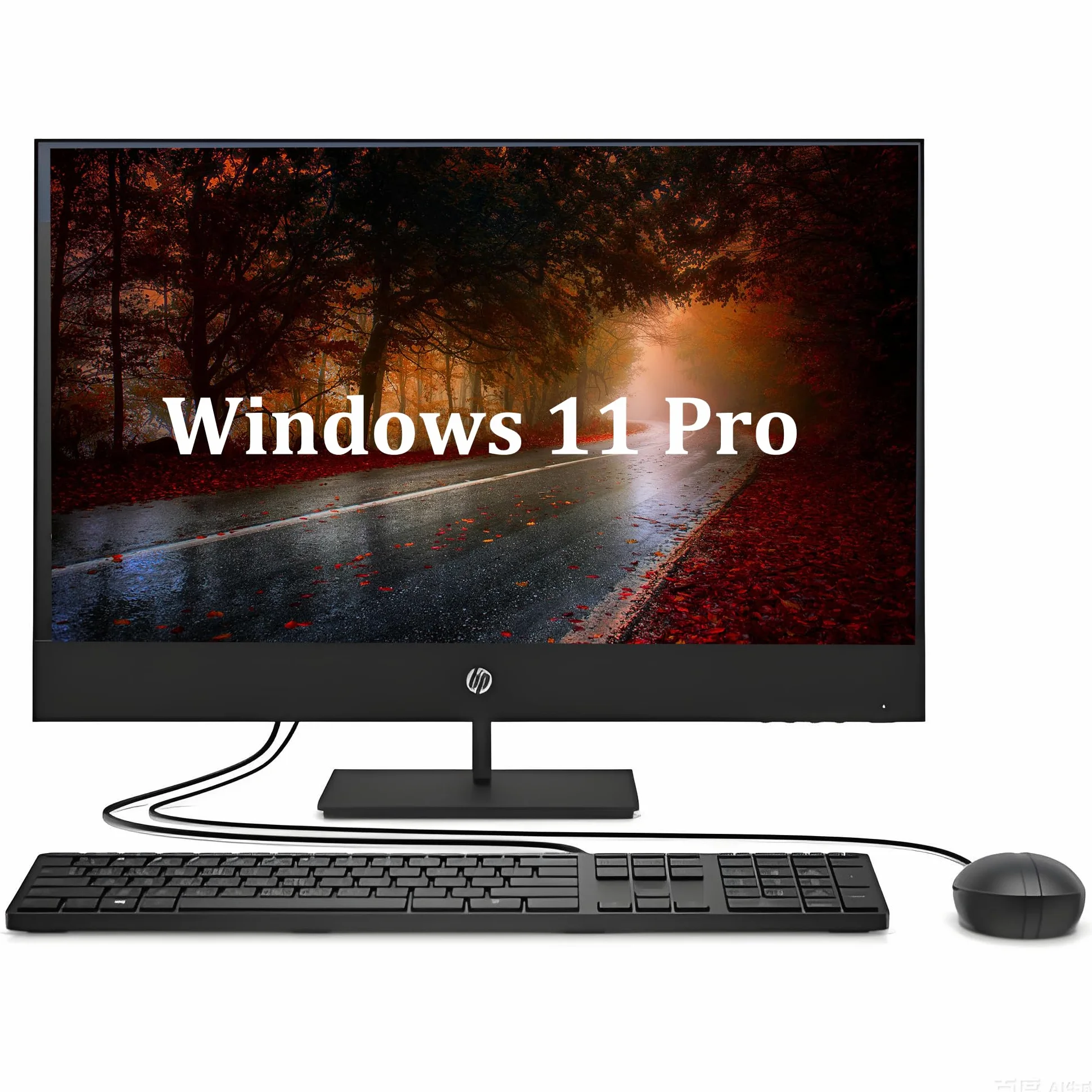 HP ProOne 600 G1 Ordinateur de bureau tout-en-un avec écran de 21,5", Intel Core i5-4570T, 8 Go de RAM, SSD 128 Go, clavier QWERTY américain, WiFi, Bluetooth, Windows 11 Pro (reconditionné)