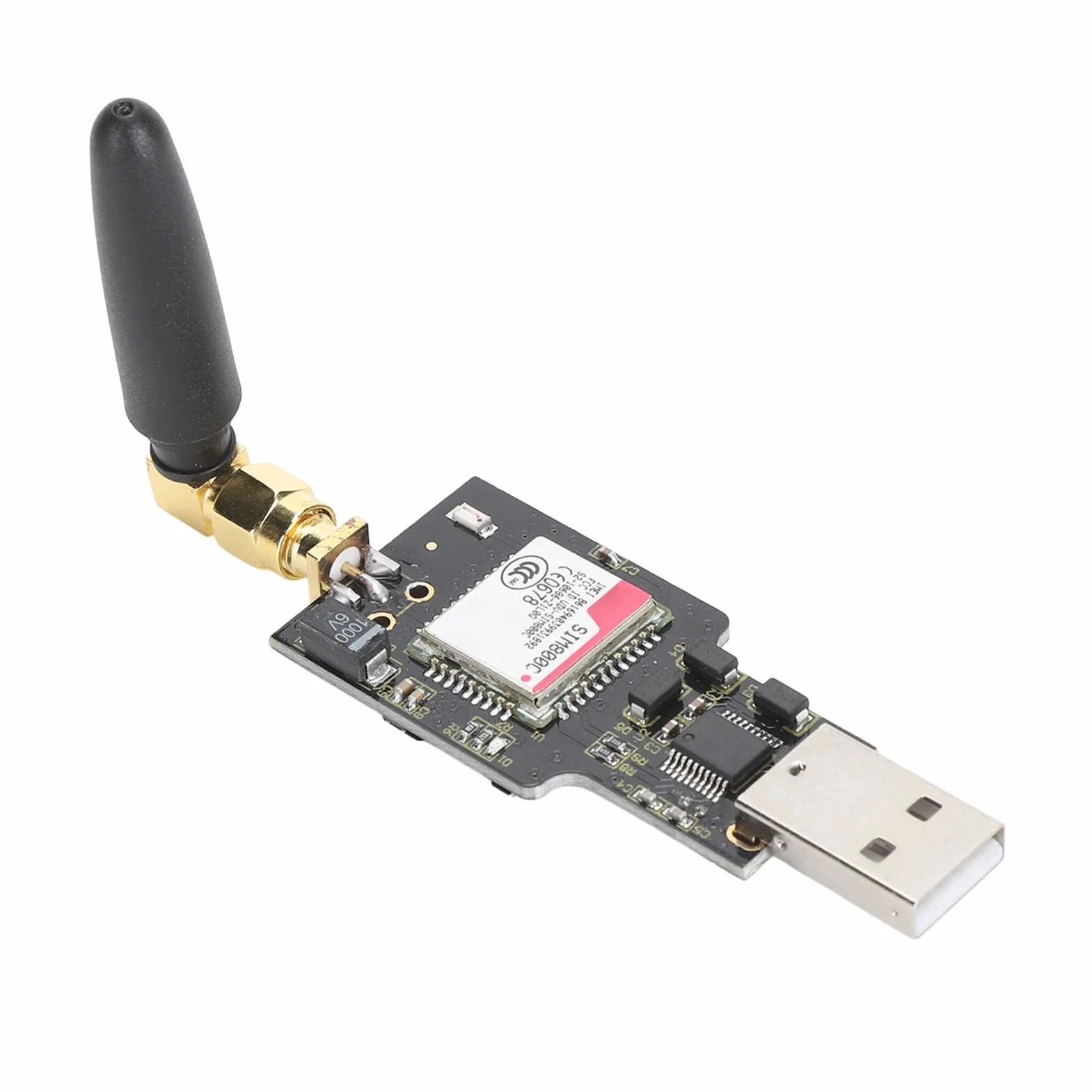 Module de Communication sans Fil USB GSM GPRS SIM800C avec Bluetooth, Transmission de Voix SMS et données, idéal pour projets IoT sans Fil