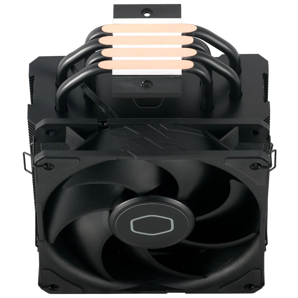 Cooler Master Hyper 212 Black Refroidisseur CPU Ventirad - Finition Aluminium, 4 Caloducs Compacts à Contact Direct Continu, Ventilateur SickleFlow 120 Edge, Brackets LGA1700 & AM5 - Noir