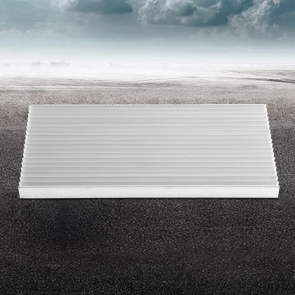 Dissipateur Thermique en Aluminium, Dissipateur Thermique De Refroidissement 300 * 140 * 20MM pour Lumière LED Haute Puissance