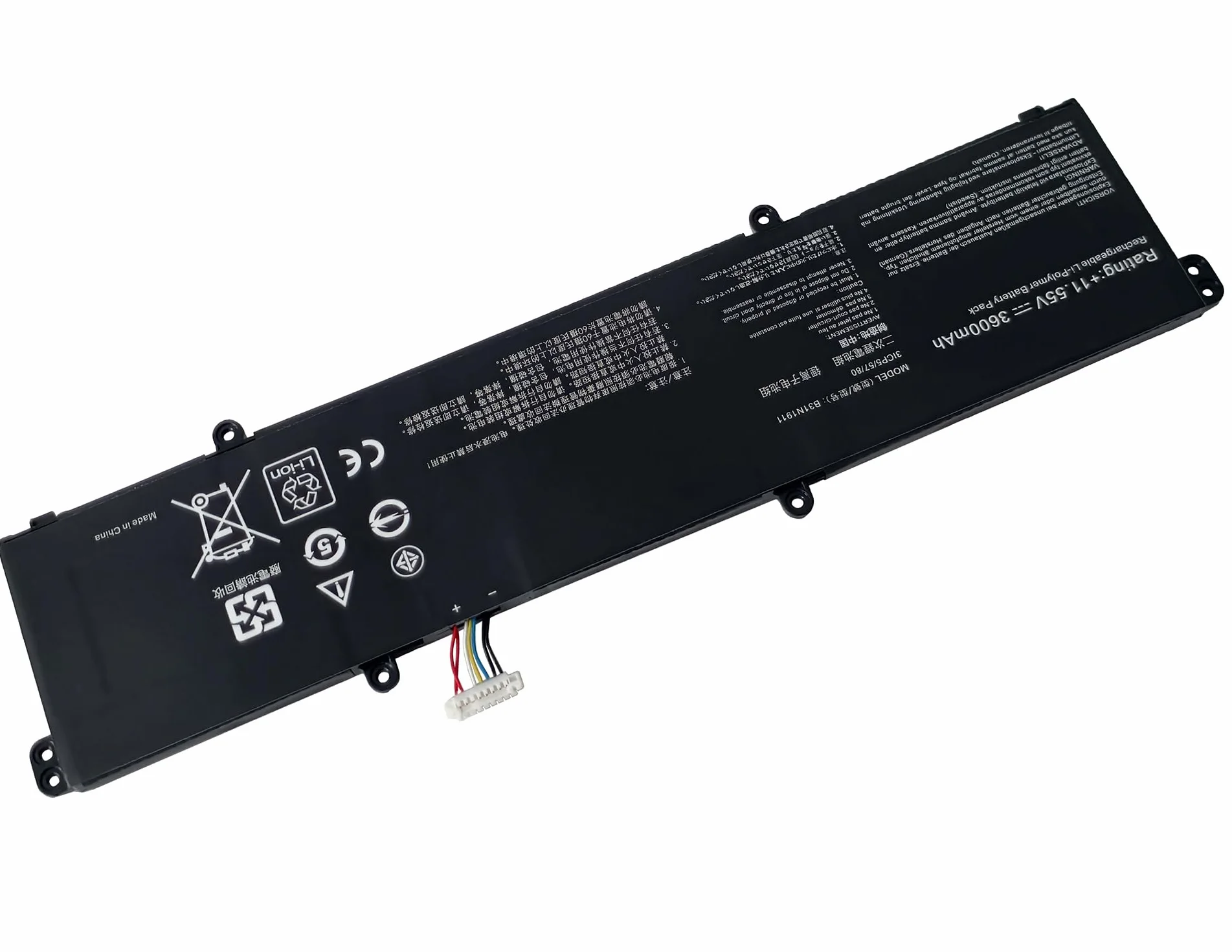 B31N1911 C31N1911 Batterie pour ASUS VivoBook Flip K413EA K413FA K413FP K413FQ S433EA S433FA TM420U TM420UA TP420UA TP470EA TP470EZ X413EA X413JA X421DA X421EA X421EP X421FF X421FQ X421JA