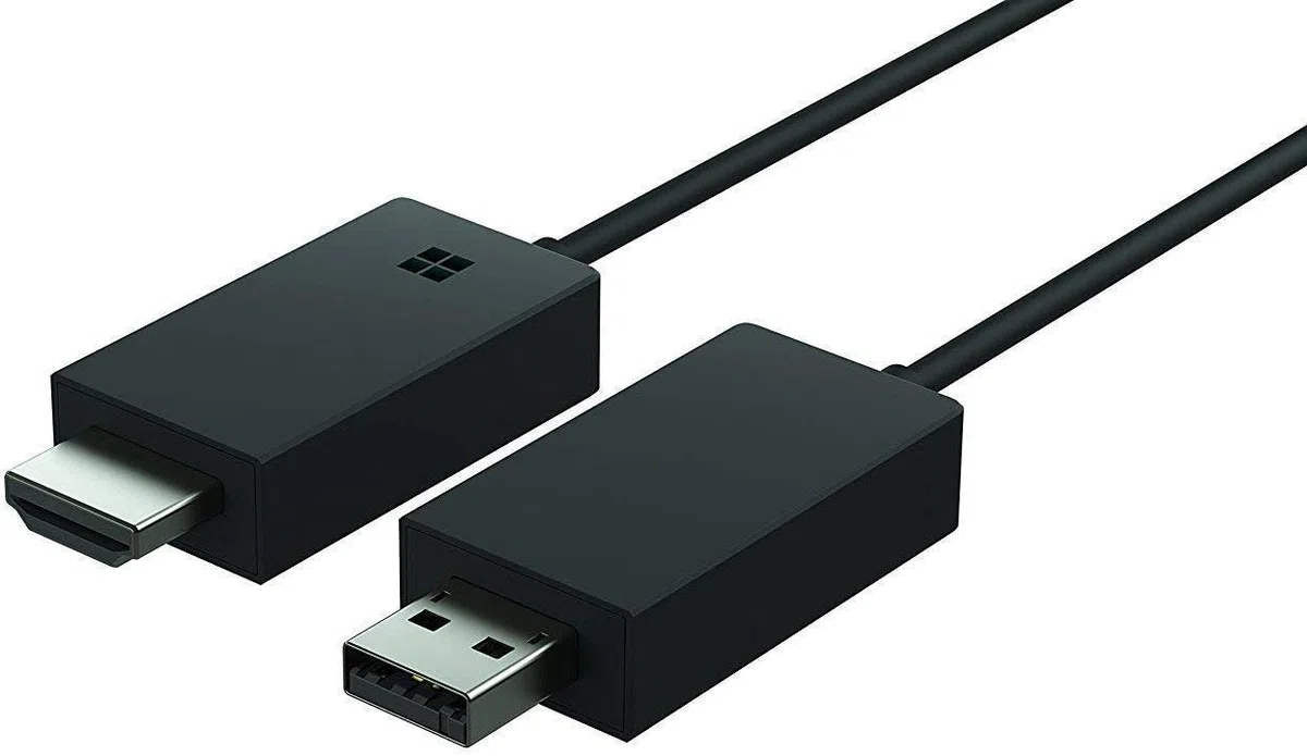 Microsoft Wireless Display Adapter V2 - Adaptateur d'Affichage sans Fil Miracast - Noir
