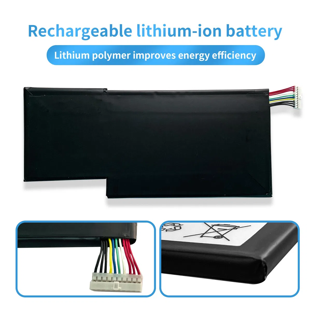 BTY-M6K Remplacement de la Batterie d'ordinateur Portable pour MSI Stealth Pro GS63VR 7RG 7RG-005 GF63 Thin 8RC 8RD 9SC 9SCXR 8RD-050NL 010ES GF75 Thin 3RD 8SC 8RD 8RC 8RX 9SC(11.4V 4500mAh/52.4Wh)