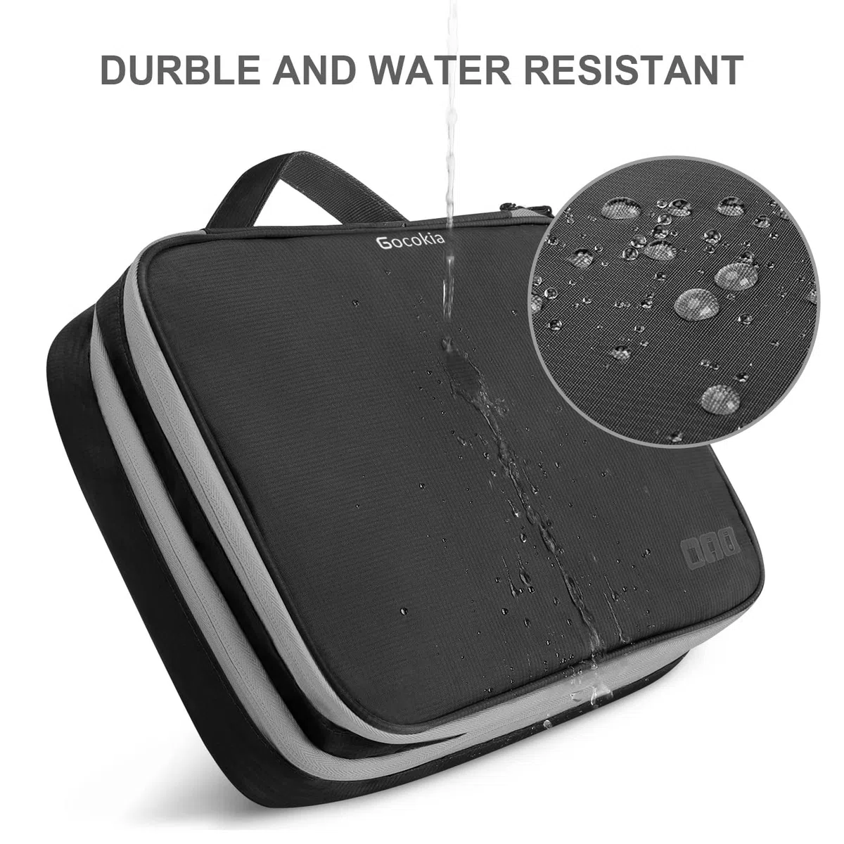 Organiseur d'accessoires électroniques de Voyage de 11,6 po